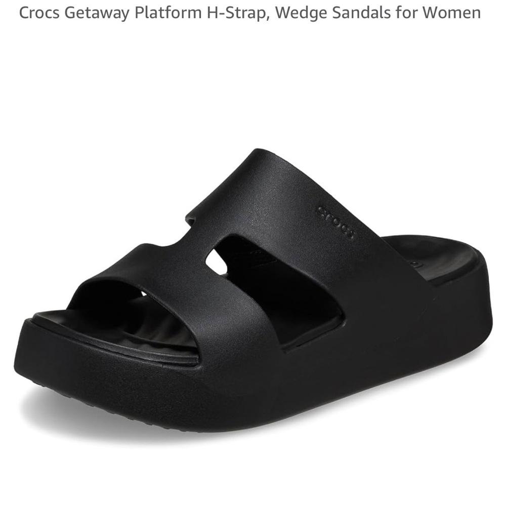 Crocs women’s slip on platform sandals